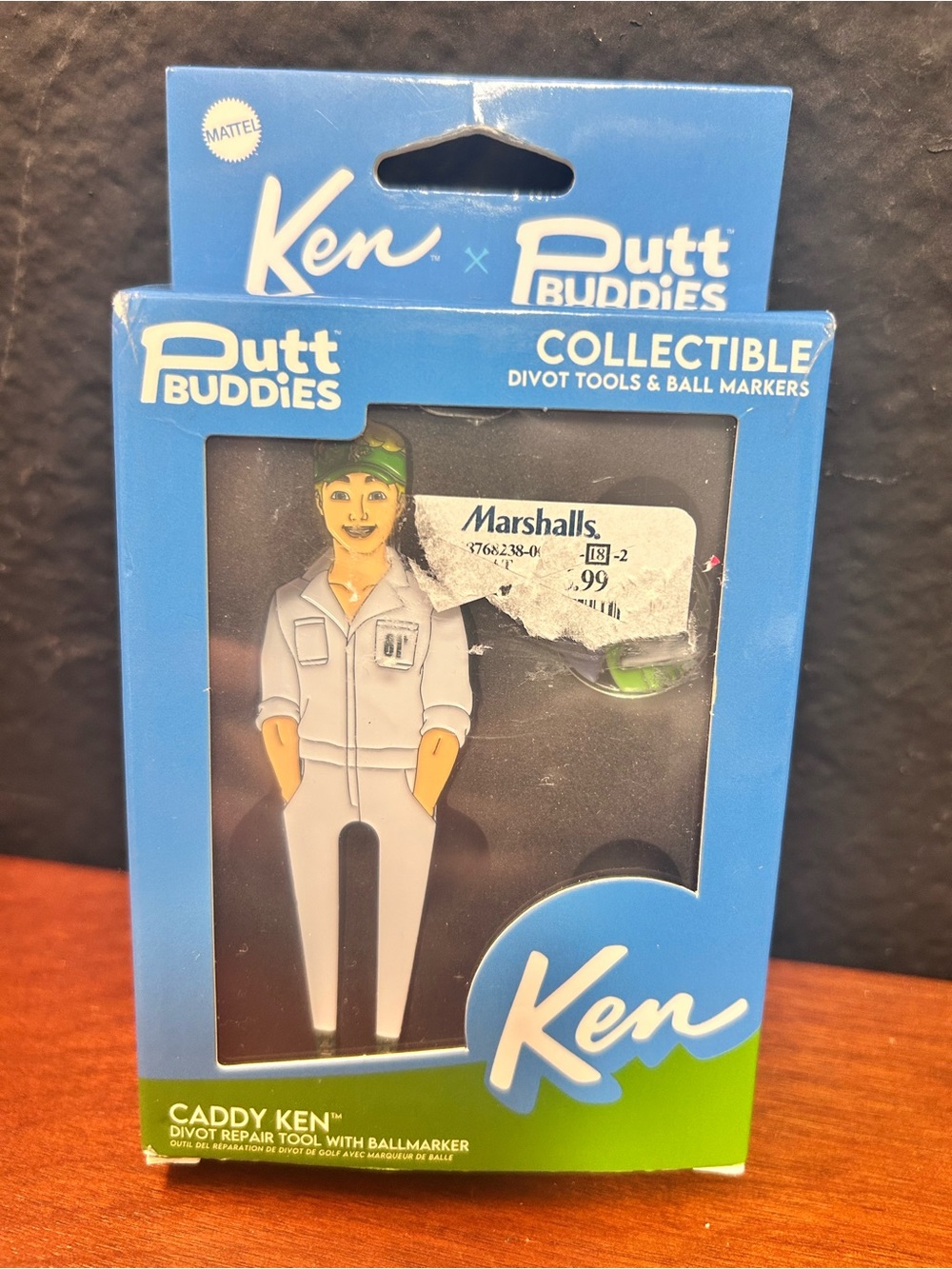 Ken Putt Buddies Collectible Divot‎ Tool & Ball Marker - White Outfit